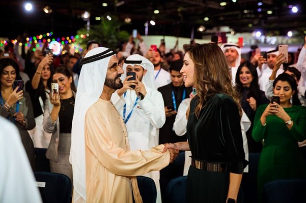 Королева Рания на саммите в Дубае